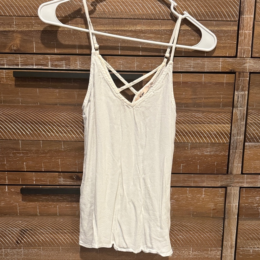 Miami Cream Crisscross Camisole